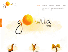 Tablet Screenshot of gowildfilms.com